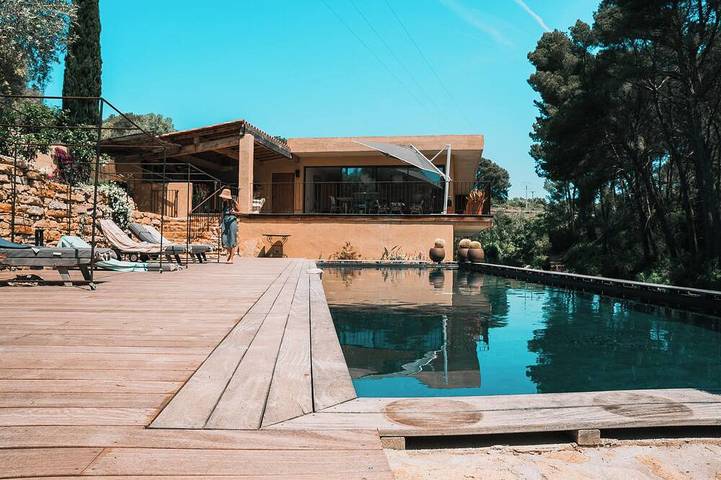 Villa pour 8 personnes, avec jardin à Saint-Cyr-sur-Mer