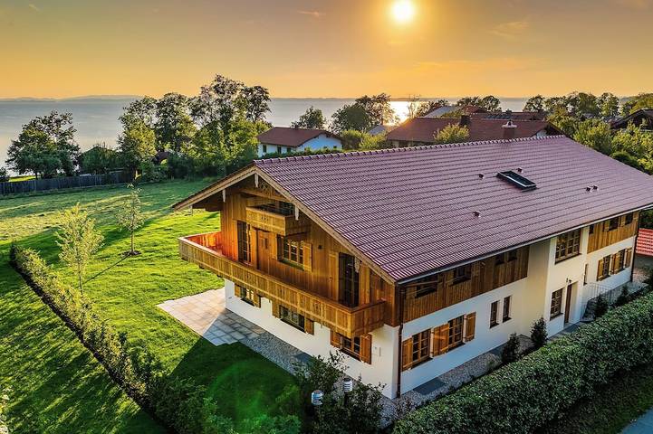 Ferienwohnung für 5 Personen, mit Sauna und Garten in Chieming