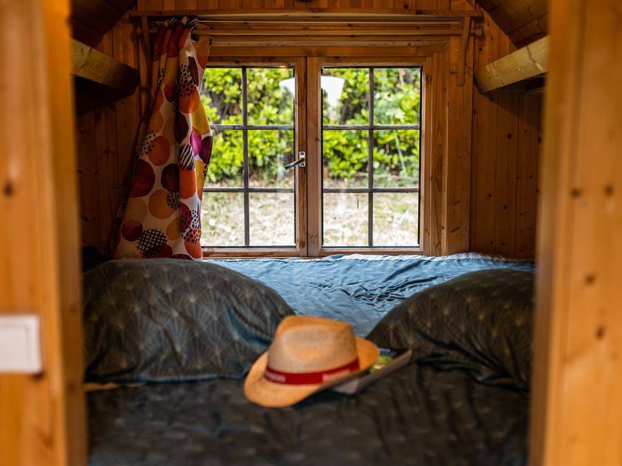 Camping La Grappe Fleurie - Unterkunft 2 personen - Zimmer Tonneau Barrel - 1 Zimmer (ohne Sanitäranlagen) in Fleurie, Beaujolais