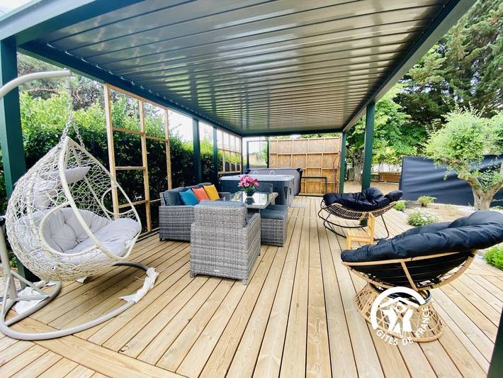 Gîte pour 6 personnes, avec jacuzzi ainsi que terrasse et sauna à Carcassonne - 3