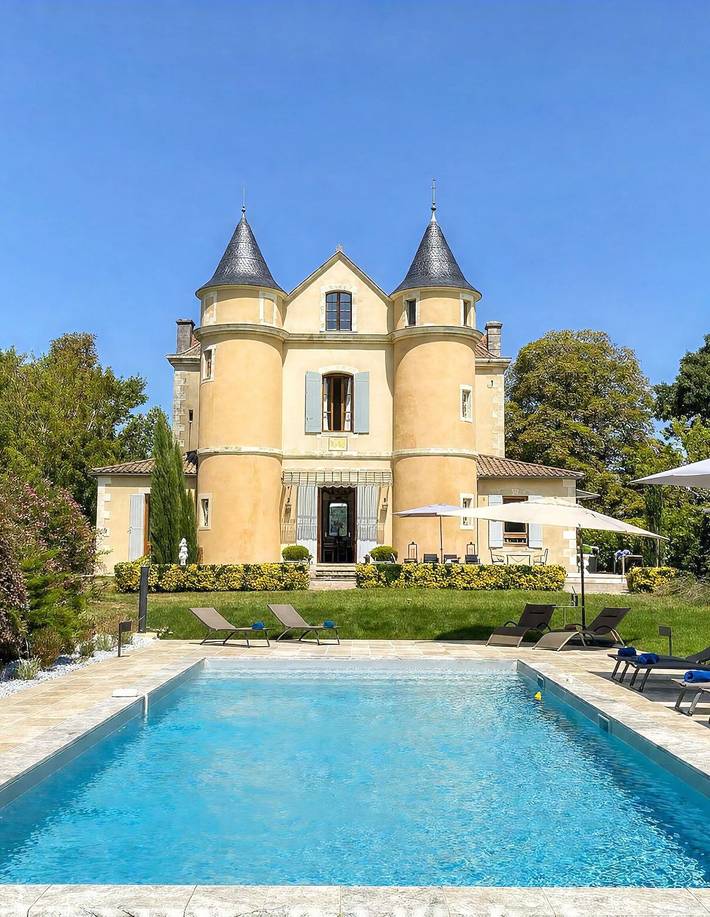 Château pour 10 personnes, avec Piscine dans le Lot-et-Garonne - 2