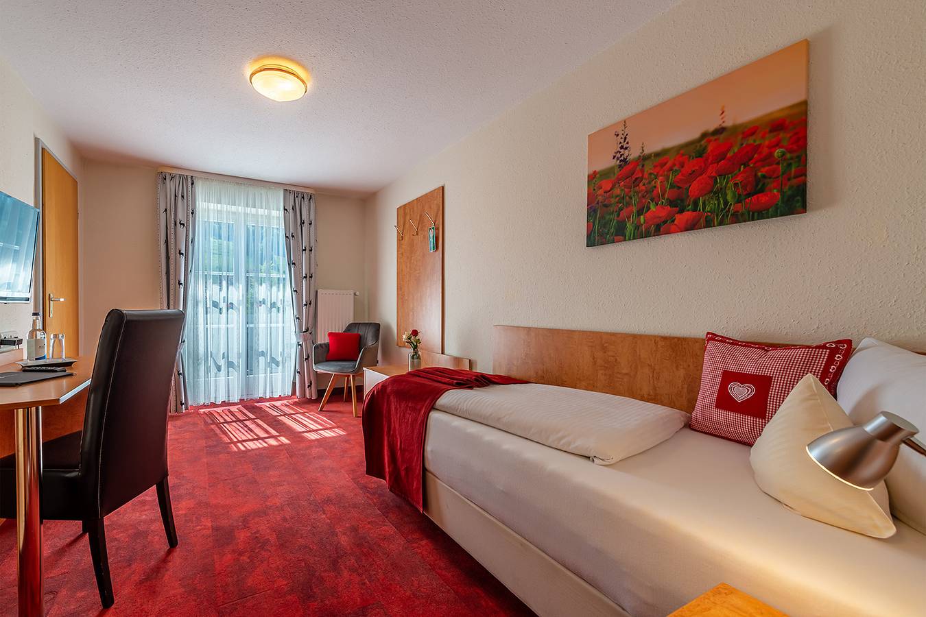 Einzelzimmer Balkon in Oberstaufen, Bayerisch Schwaben