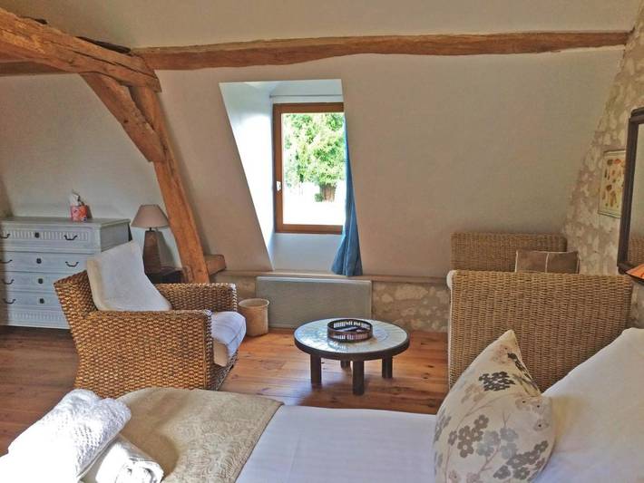 Chambre d’hôte pour 4 personnes, avec jardin et piscine, animaux acceptés en Indre-et-Loire - 4