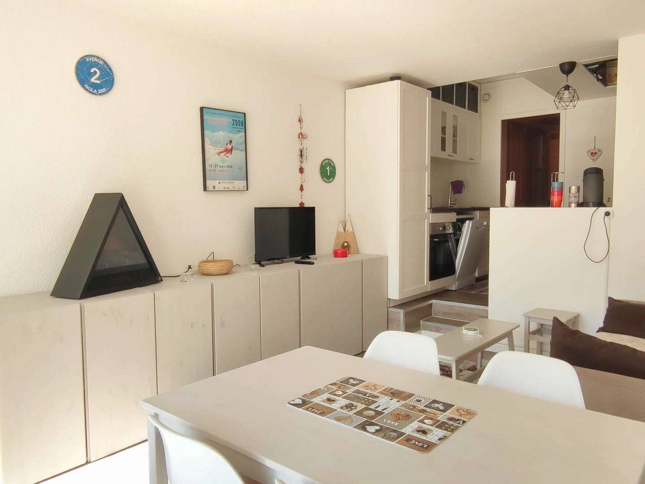 Estudio entero, Estudio acogedor en el corazón de las pistas en Isola 2000 in Isola 2000, Isola