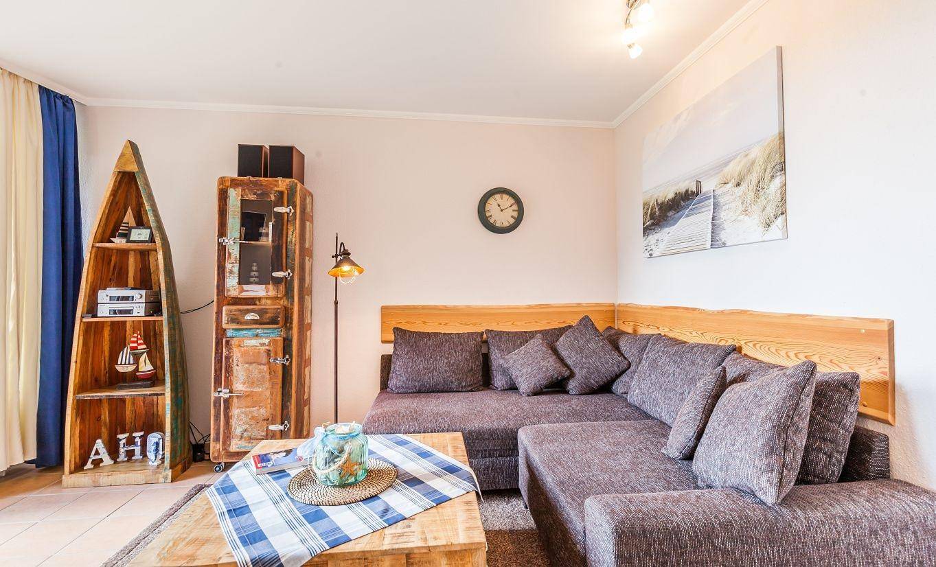 Ganze Ferienwohnung, Terrassen-Fewo "Heimathaven" direkt am Ostseestrand in Kronsgaard, Schleswig-Flensburg