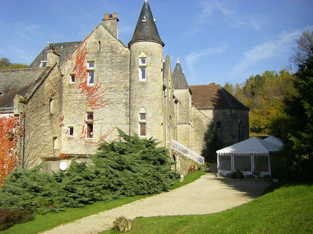 Prieuré de Bonvaux - Chambre bleue in Daix (Côte-d'Or), Région de Dijon