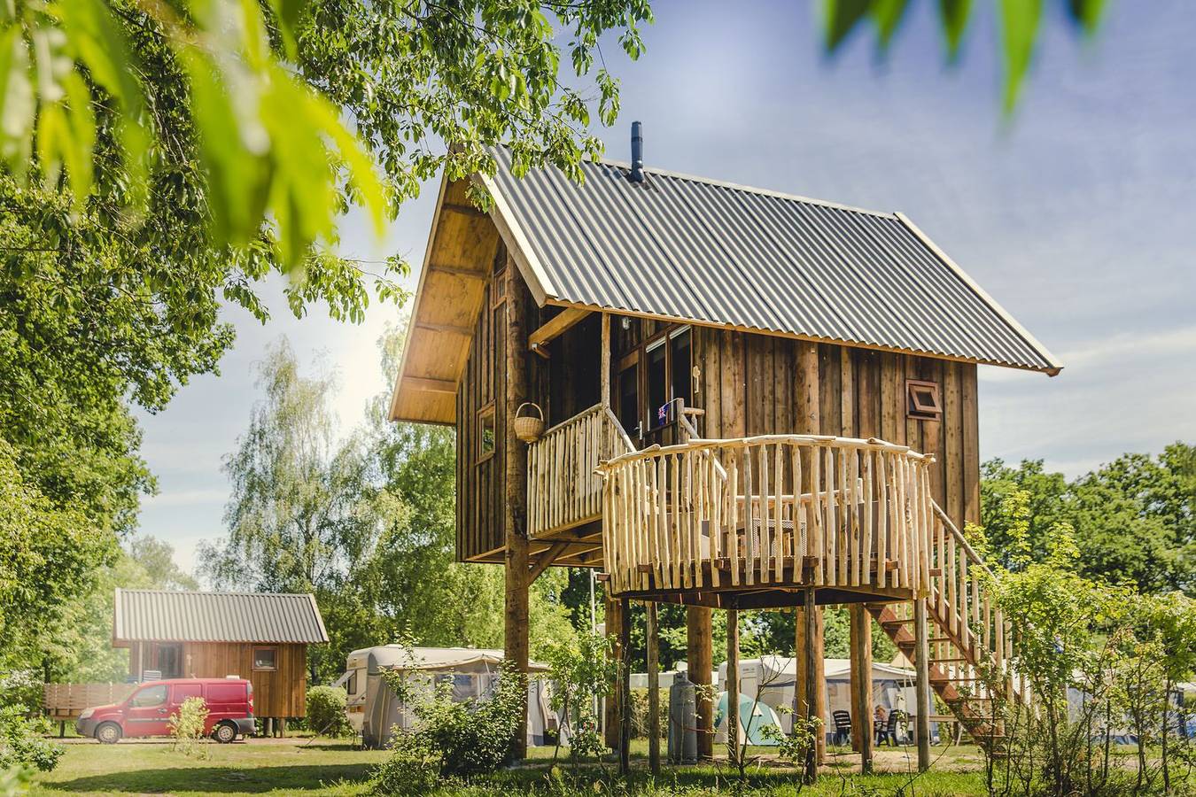 Glamping voor 5 Personen in Sallandse Heuvelrug, Twente