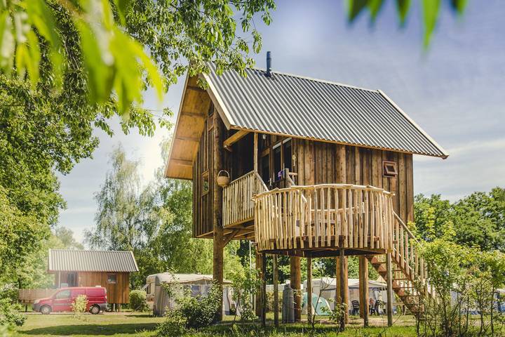 Vakantiepark voor 5 personen, met balkon/terras en terras in Sallandse Heuvelrug
