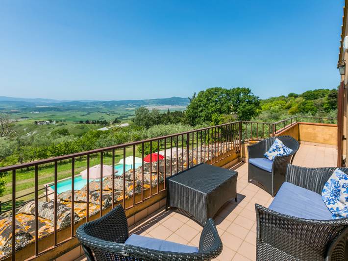 Location de vacances pour 9 personnes, avec balcon et jardin à Volterra - 3