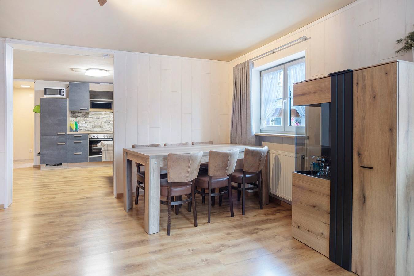 Apartamento inteiro, Apartamento 'Ferienwohnung Schaule' com Vista Montanha, Jardim Partilhado e Wi-Fi in Bolsterlang, Suábia (Baviera)