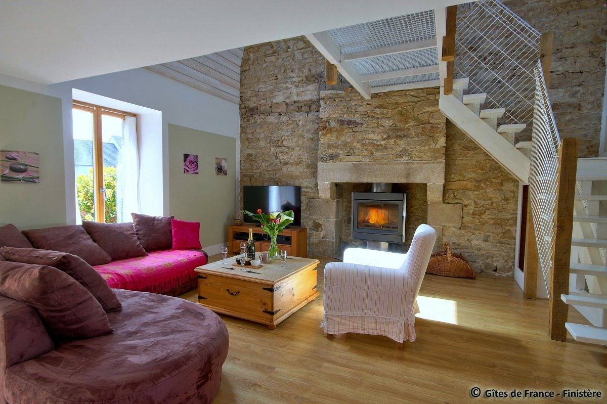 Gîte für 4 Personen mit Garten in Plougasnou, Ceinture Dorée