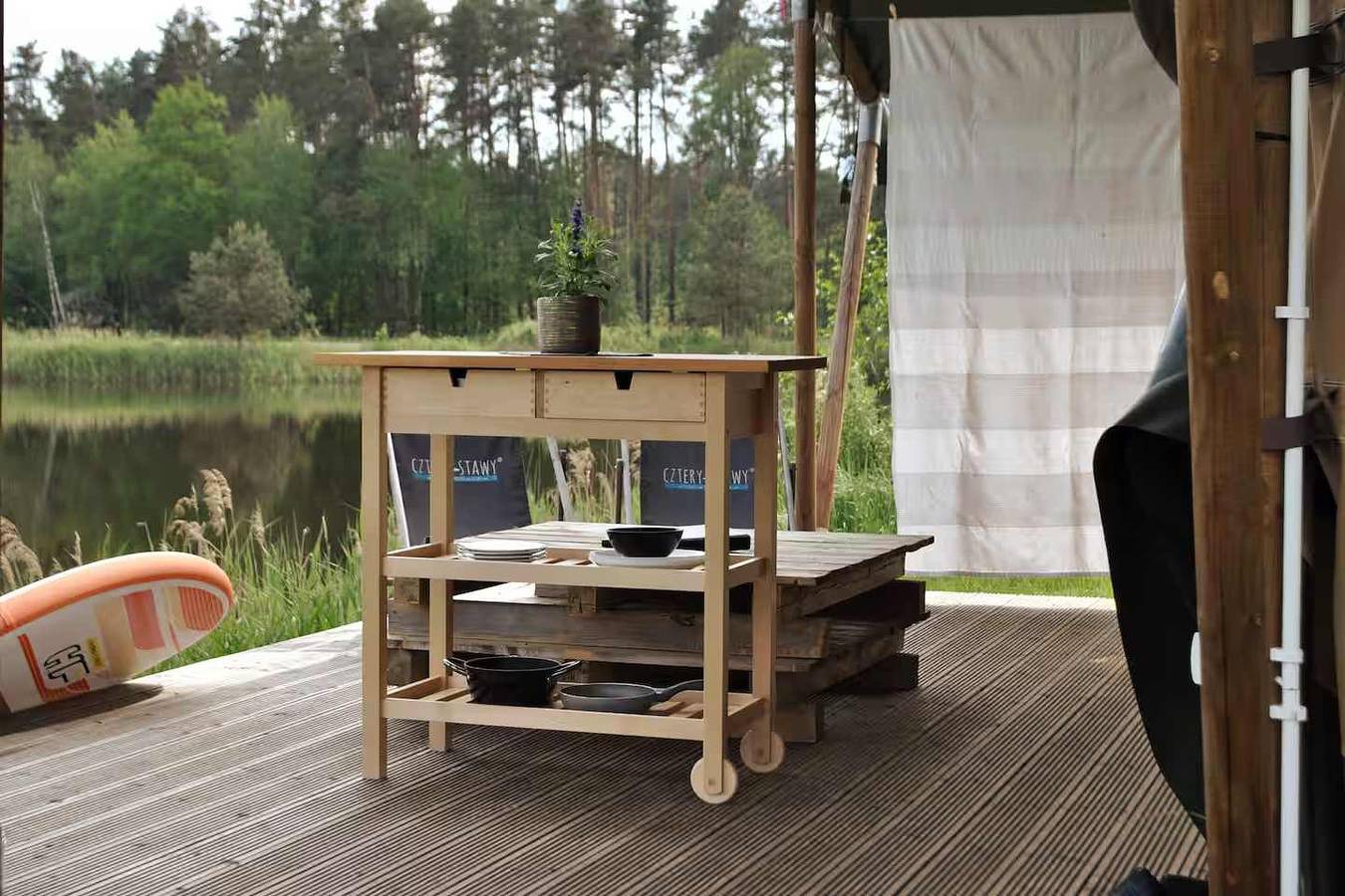 Cztery Stawy Glamp - Safari tent Hemingway in Roztocze