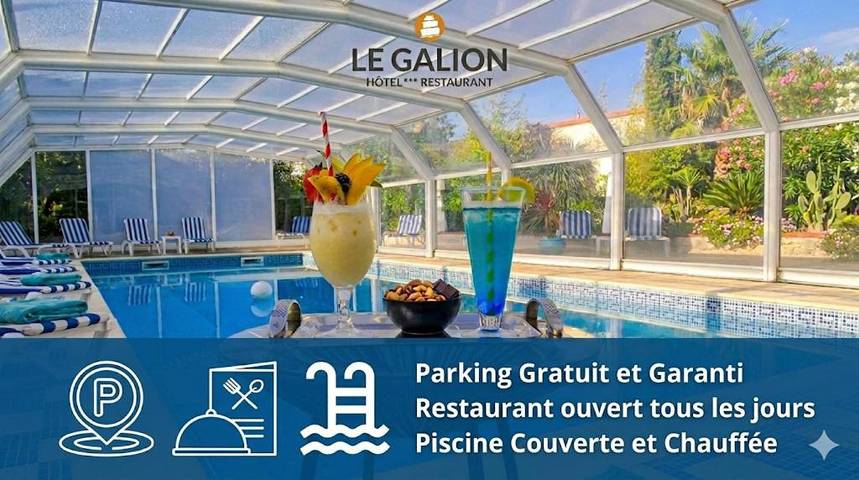 Hôtel pour 4 personnes, avec jardin ainsi que piscine et vue, animaux acceptés