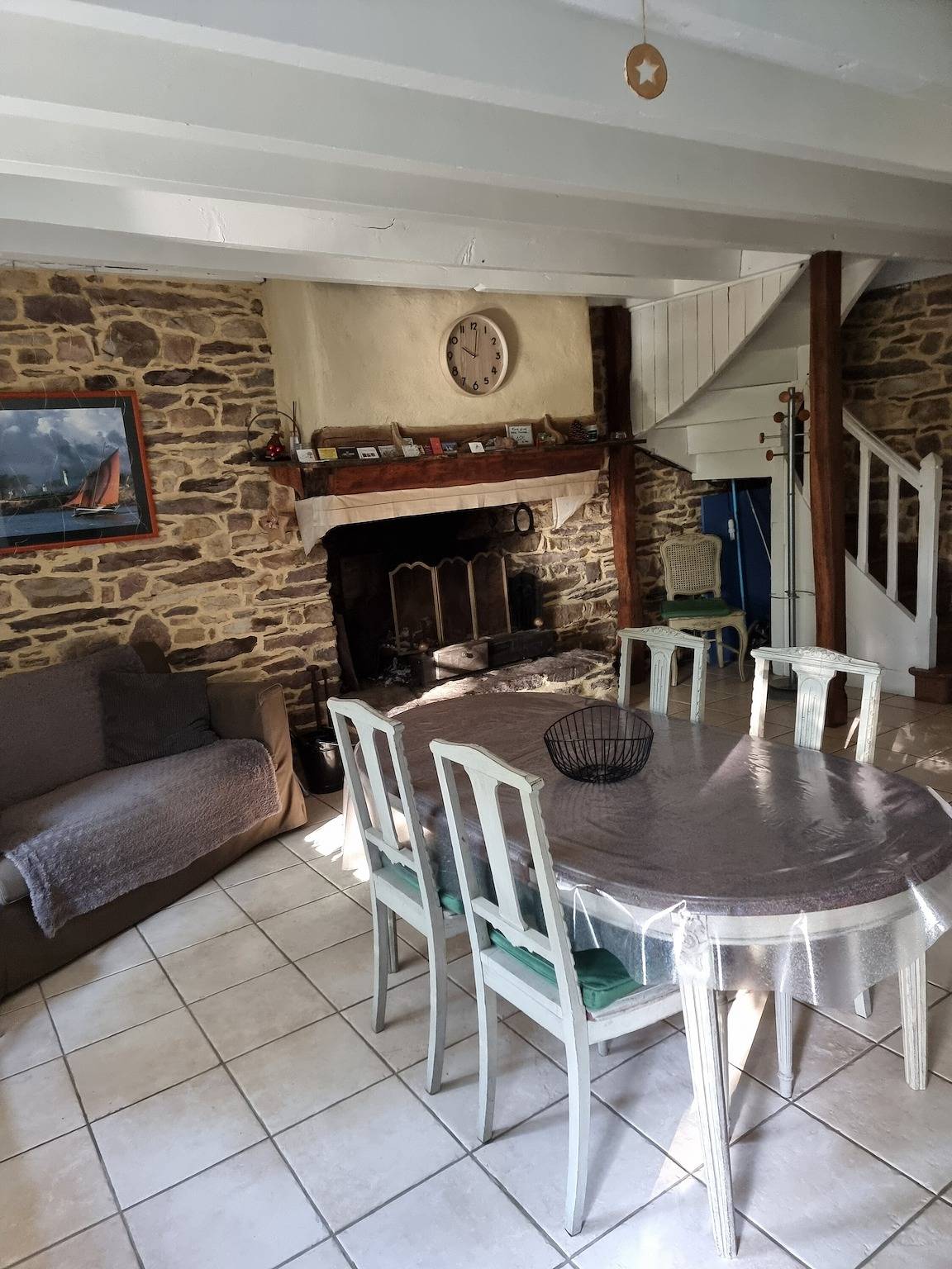 Ferienhaus „Gîte La Longère de Brocéliande“ mit privatem Garten in Paimpont, Rennes und Umgebung