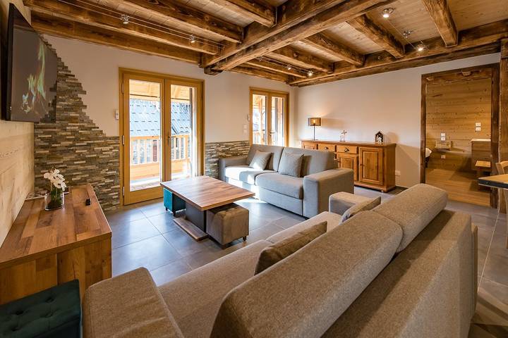 Chalet pour 15 personnes, avec terrasse et jacuzzi, animaux acceptés à Saint-Sorlin-d'Arves - 3