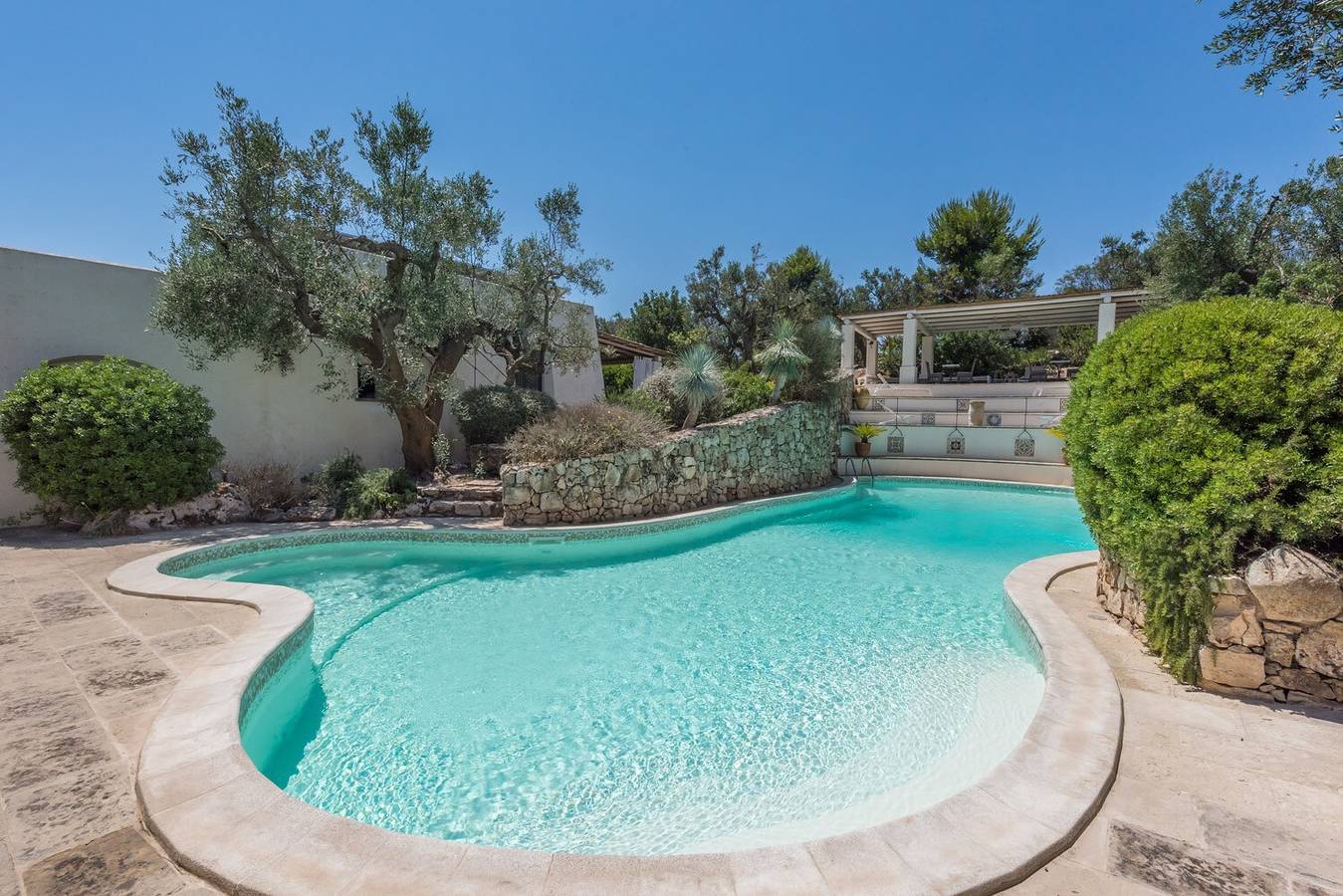 Villa "Tia Maria Country Inn - exclusive" con piscina, giardino e Wi-Fi in Racale, Golfo di Taranto