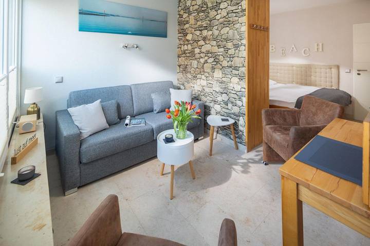 Ferienwohnung für 2 Personen, mit Balkon/Terrasse und Sauna