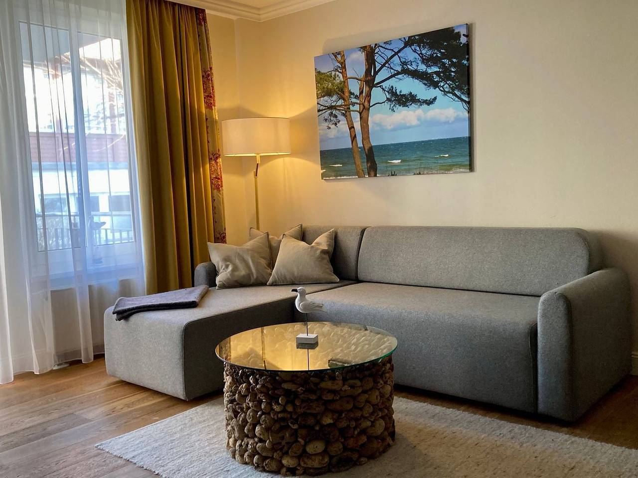 Appartement entier, Tolle Ferienwohnung für zwei mit Balkon und Blick ins Grüne in Top-Strandlage in Bansin, Heringsdorf