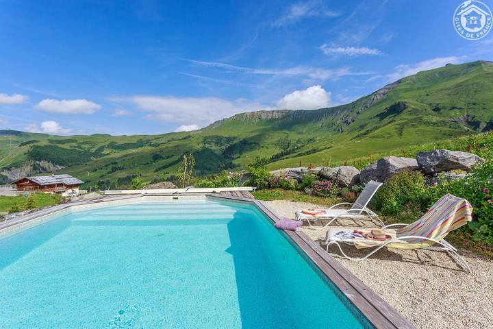 Gîte pour 10 personnes, avec balcon et piscine à Hauteluce - 3
