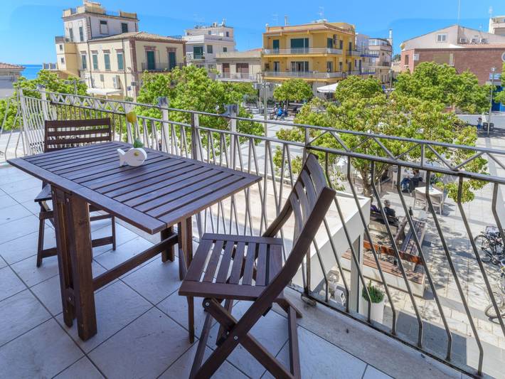 Gîte pour 4 personnes, avec balcon à Marina di Ragusa
