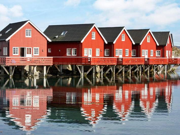 Ferienhaus für 6 Personen, mit Terrasse in Ørland