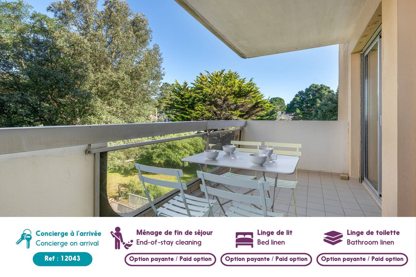 Appartement entier, 10m de la plage - 2 adultes et 2 enfants in La Baule-Escoublac, Côte d'Amour