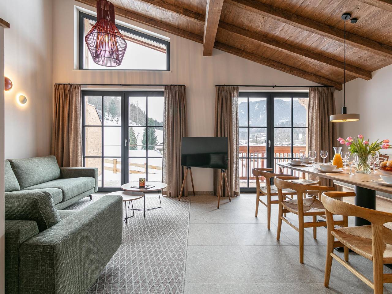 Luxus-Lodge mit Privatsauna bei Flachau
 in Eben im Pongau, Tennengau