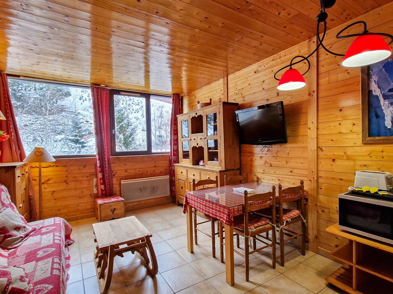 Gehele studio, Renovated Studio in Flaine - 4 pers. near slopes in Flaine, Arâches-la-Frasse