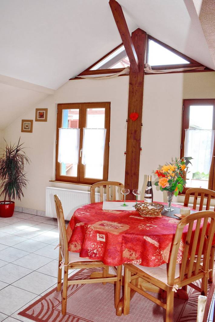 Ferienhaus für 2 Personen, mit Garten in Bergheim (Elsass)