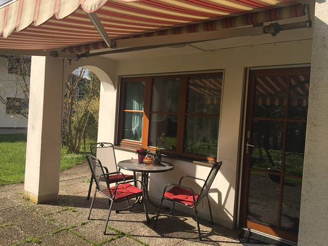 Ganze Ferienwohnung, Ferienwohnungen Hanke Barbara - Terrassenwohnung 29 qm,  Erdgeschoss, Wohnschlafraum, für 1-2 Person in Piding, Berchtesgadener Alpen