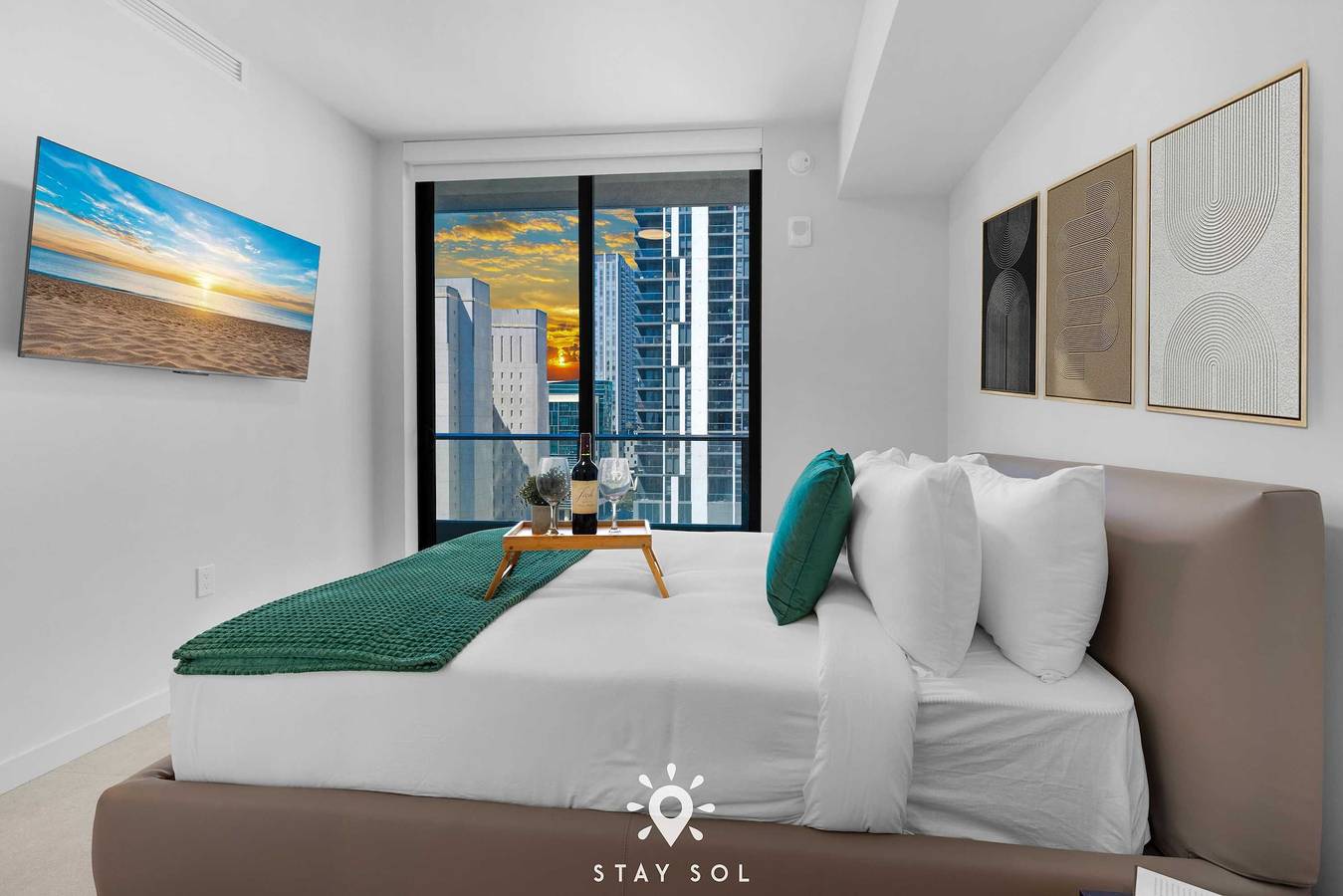 Apartamento inteiro, Rooftop Sunsets in Modern 1Br in Downtown in Miami, Flórida