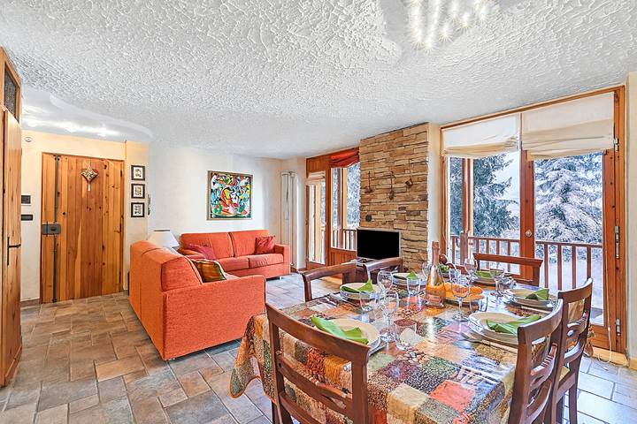 Vakantieappartement voor 6 personen, met balkon in Sauze d'Oulx