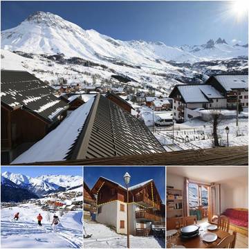 Chalet pour 6 personnes, avec vue et jardin à Albiez-Montrond