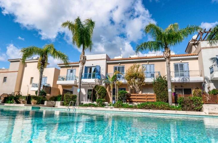 Dom dla 5 osób, z basen i widok oraz ogród w Pafos