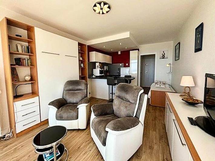 Gîte pour 3 personnes, avec balcon, adapté aux familles dans Thalassa