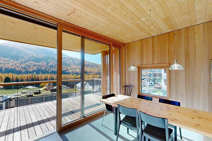 Ferienwohnung für 4 Personen, mit Sauna und Balkon, mit Haustier in Pontresina