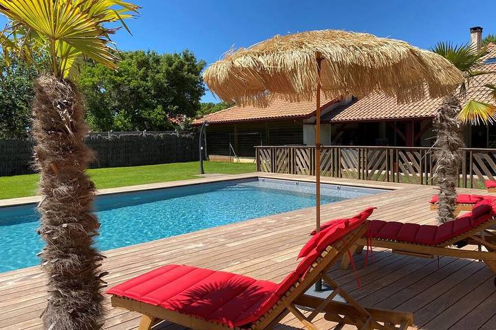 Villa pour 10 personnes, avec Terrasse ainsi que Jardin et Sauna à Labenne