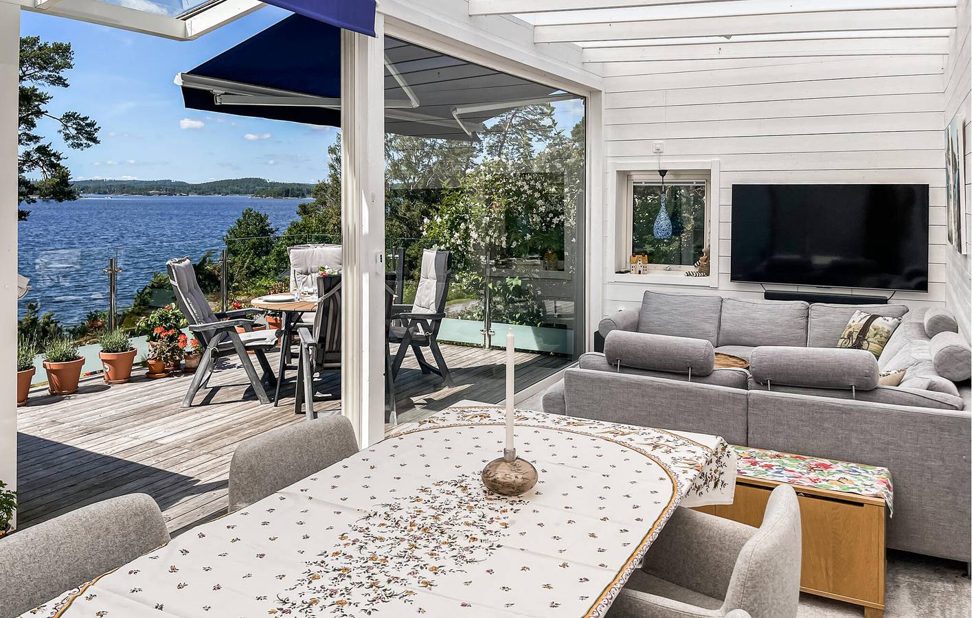 Ferienhaus für 4 Personen mit Seeblick in Alingsås und Umgebung, Mjörn