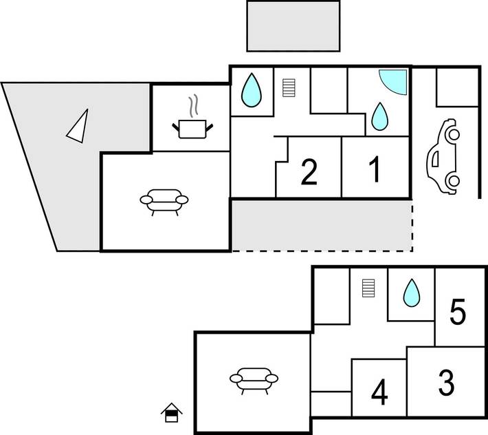 Ferienhaus für 10 Personen mit Terrasse in Os