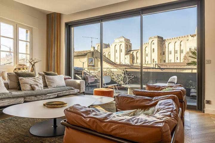 Gîte pour 4 personnes, avec Balcon et Jardin dans Cinema Utopia La Manutention Avignon