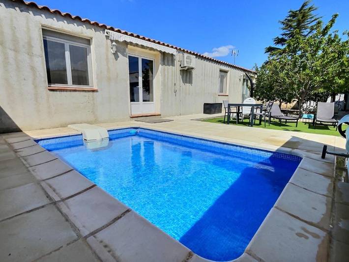 Location de vacances pour 4 personnes, avec piscine et jardin à Sauvian - 2