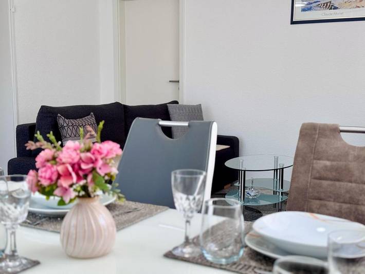 Appartement de vacances pour 5 personnes, avec jardin et vue