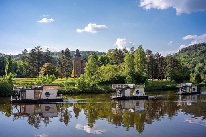 Ferienwohnung für 6 Personen, mit Seeblick und Balkon sowie Ausblick, kinderfreundlich im Saarland