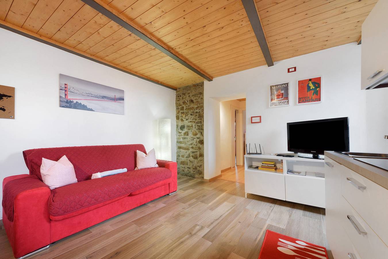 Prima del Cielo – Apartment Alba, ruhige Lage nahe Varenna und Comer See in Gittana (Perledo), Gemeinde Perledo
