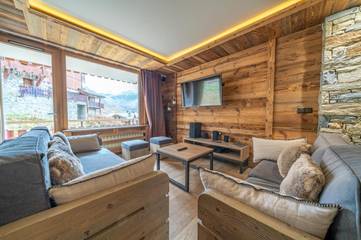 Gîte pour 12 personnes, avec vue ainsi que balcon et sauna dans Office De Tourisme De Tignes Le Lac