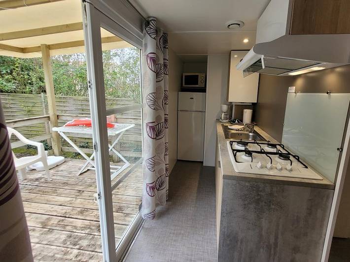 Flower Camping L'Abri-Côtier - Mobilheim 4 personen - Happy 26m² (2ch - 4 pers) + Tv in Saint-Nazaire-sur-Charente, Rochefort und Umgebung
