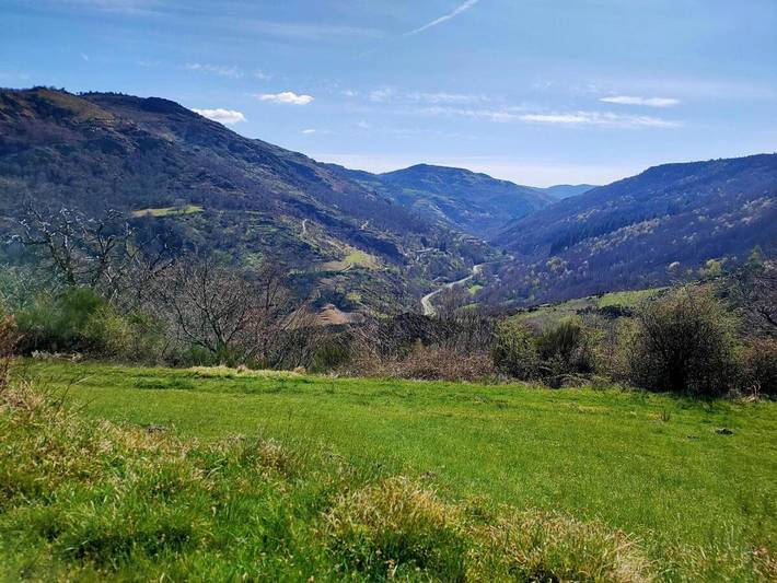 Location de vacances pour 5 personnes, avec terrasse et vue, animaux acceptés à Barre-des-Cévennes