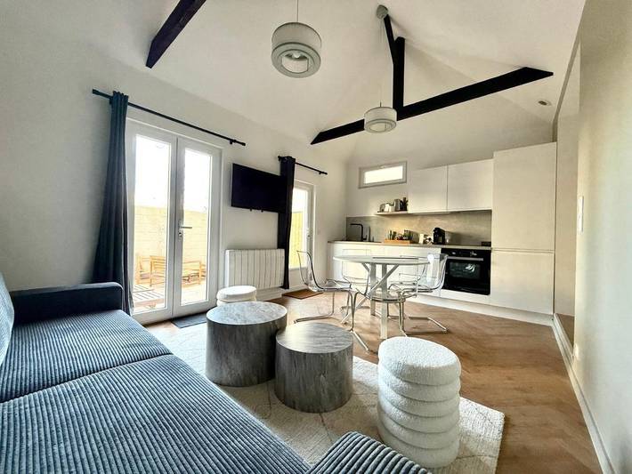 Chalet para 4 personas, con vistas además de terraza y jardín - 1