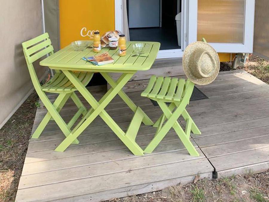 Camping L'Etang du Pays Blanc - Alojamiento 2 personas - Mini Coco Dulce (sin instalaciones sanitarias) in Guérande, Côte de Jade
