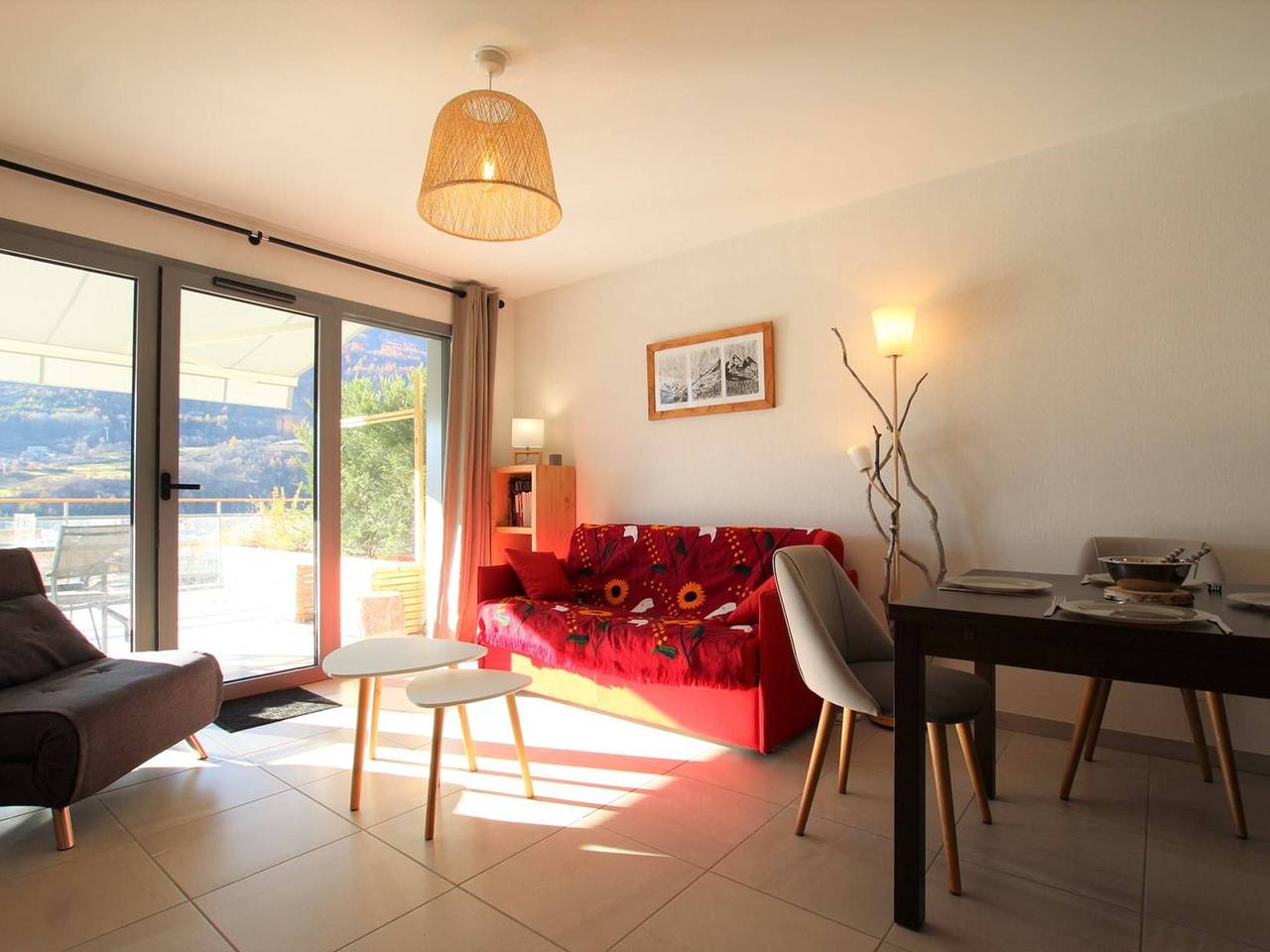 Appartement entier, Appartement 3 étoiles, 42m², terrasse ensoleillée, 4 pers., Briançon in Briançon, Serre Chevalier